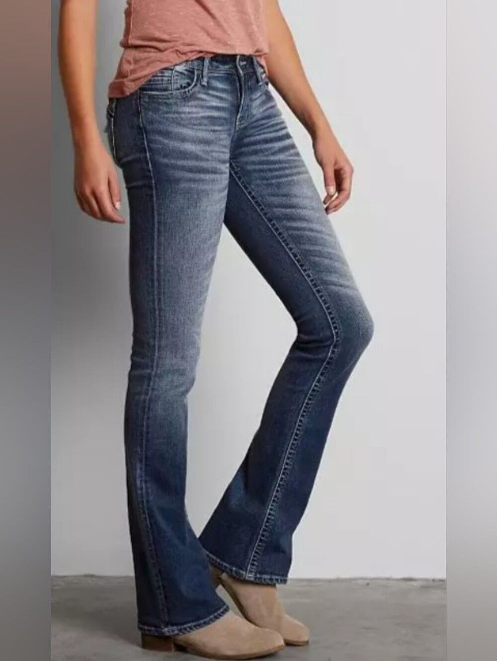 The Buckle Black Fit No. 53 Boot Stretch Jeans Size 27 X 34 Festival Concert